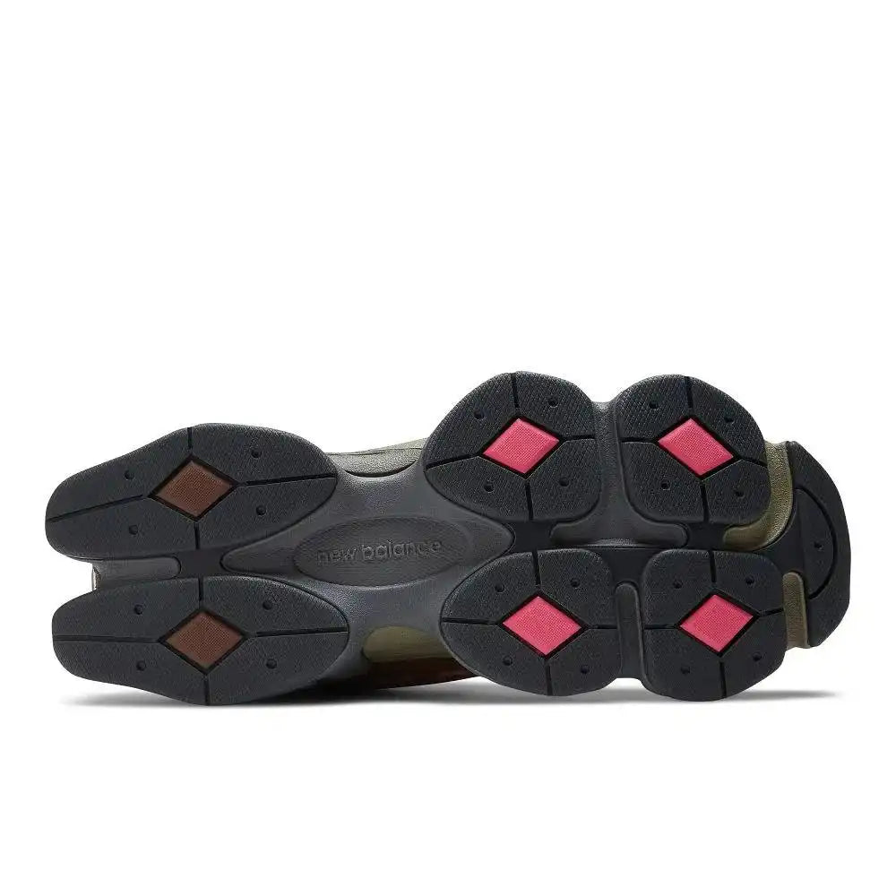 New Balance 9060 Borgonha Marrom Rosa