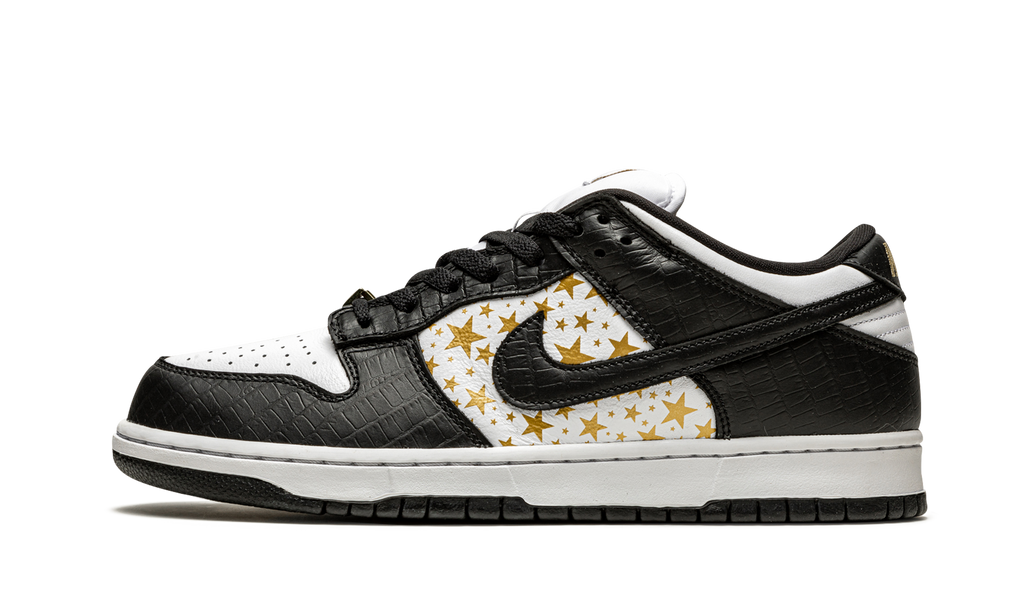 Nike SB Dunk Low Supreme Stars Preto