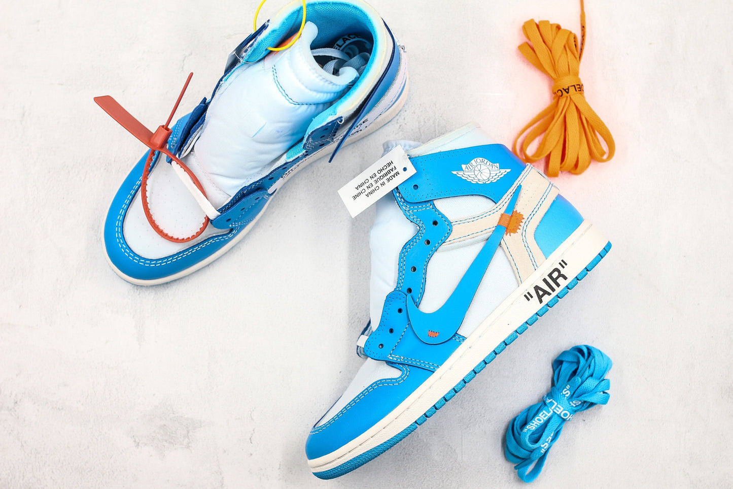 Jordan 1 Retro High Off-White Azul Universitário 