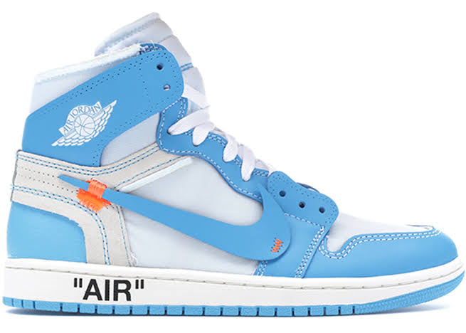 Jordan 1 Retro High Off-White Azul Universitário 