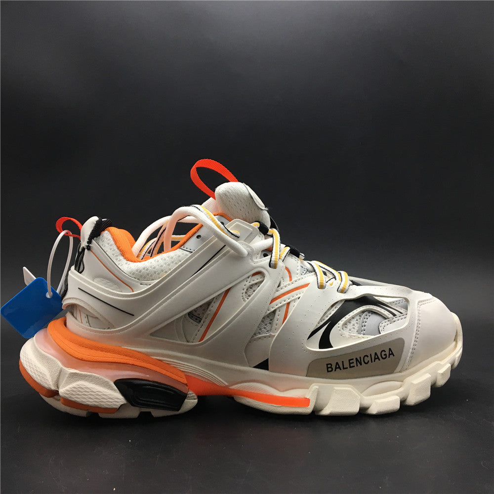 Balenciaga Track Branco Laranja 