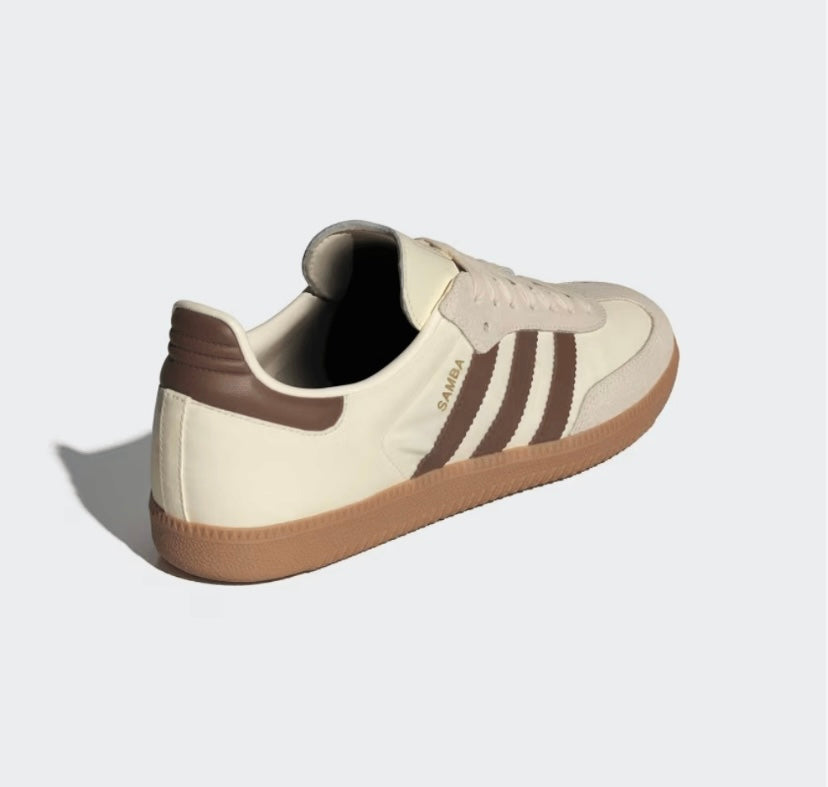 Adidas Samba OG Creme Branco Pré-amado Marrom 