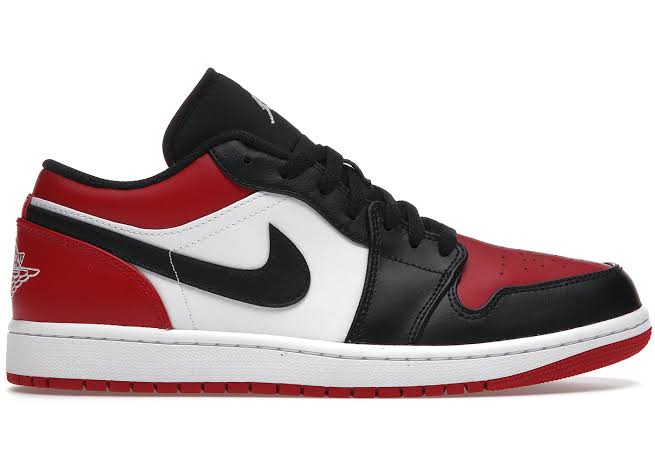 Jordan 1 Low Bred Toe 