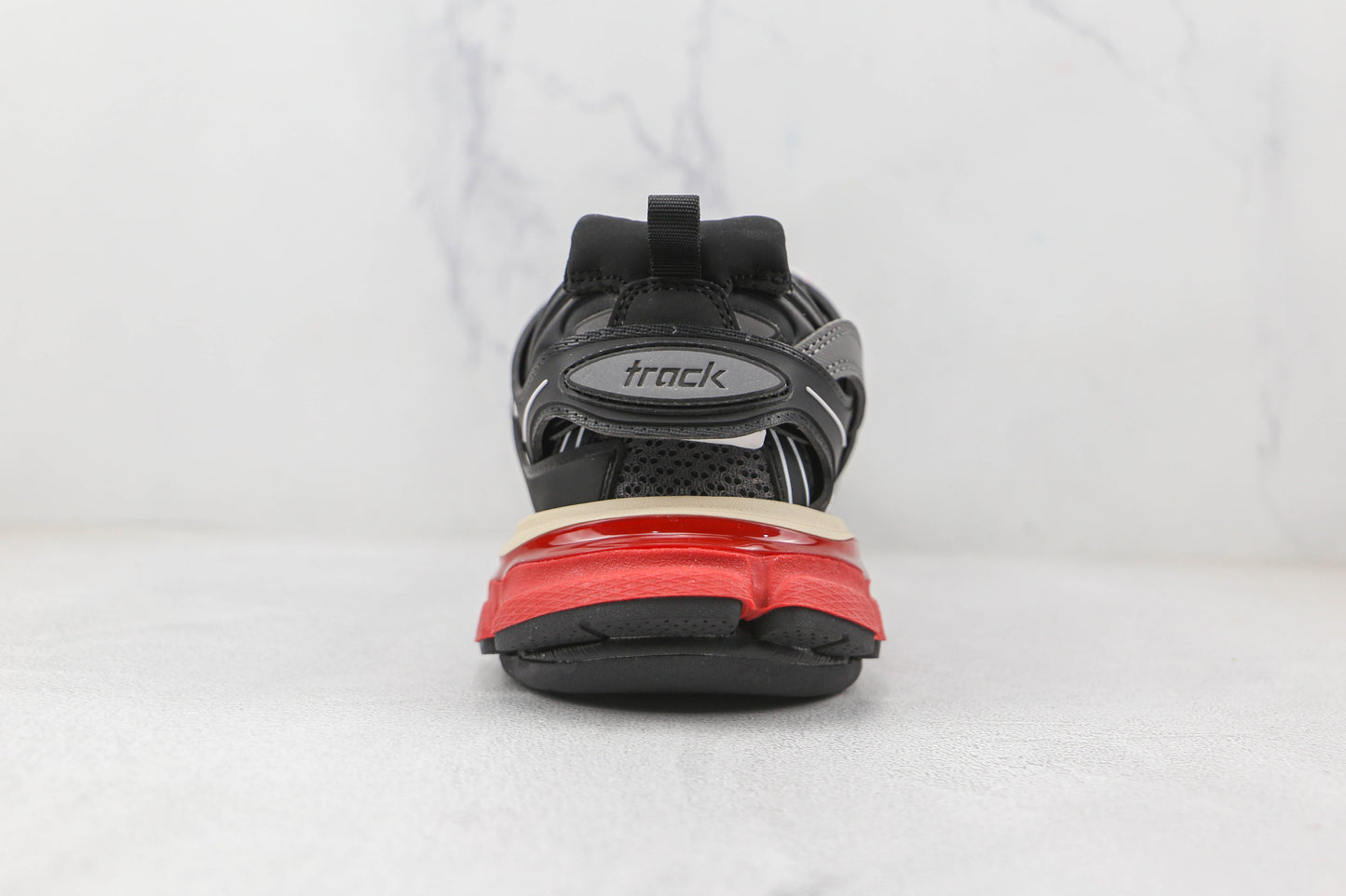 Balenciaga Track Preto Cinza Vermelho 