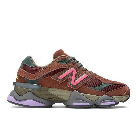 New Balance 9060 Borgonha Marrom Rosa