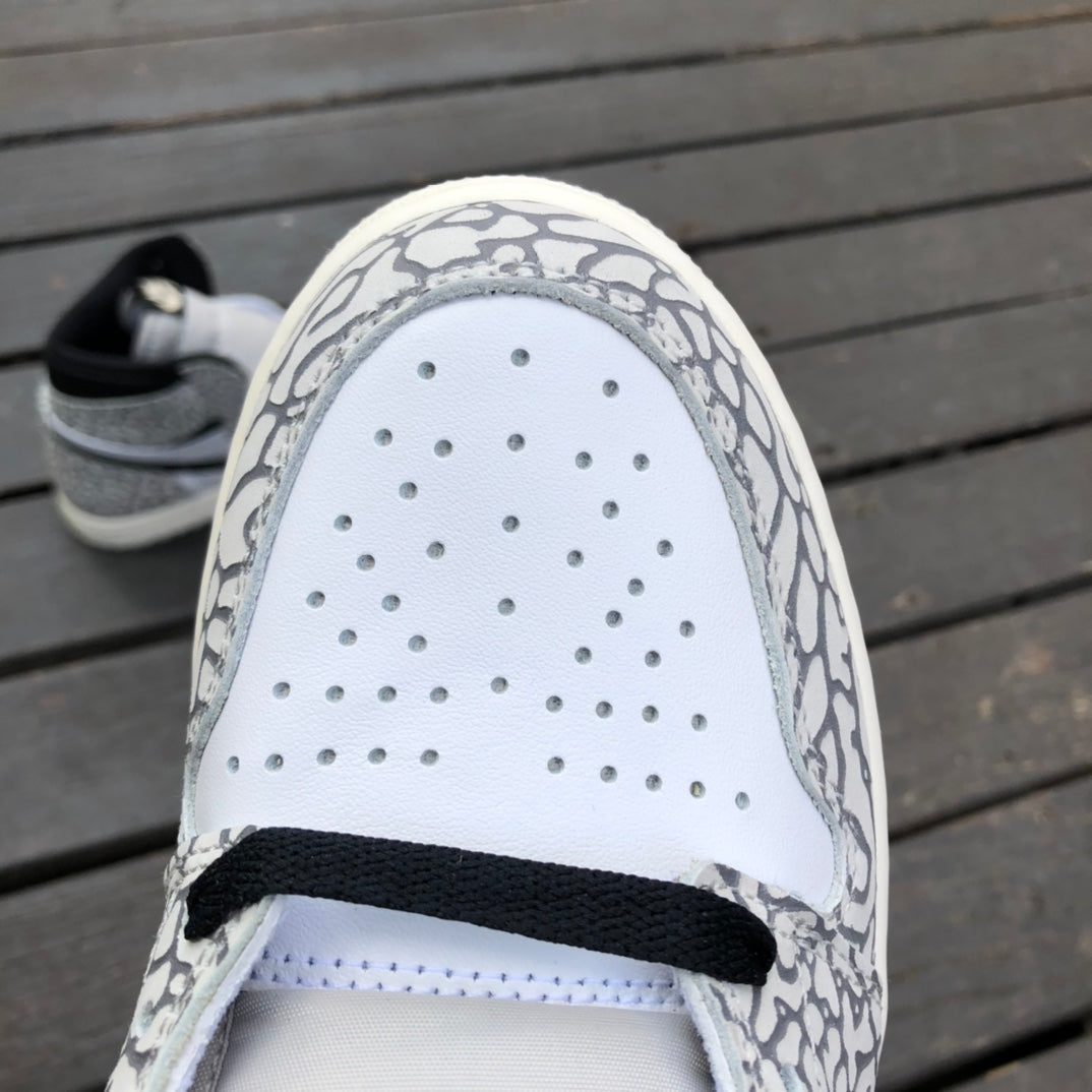 Jordan 1 Retro High OG Cimento Branco 