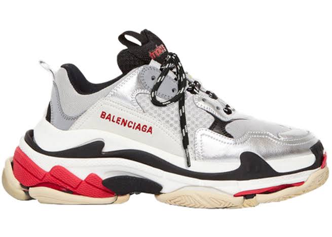 Balenciaga Triple S Prata e Preto 2019
