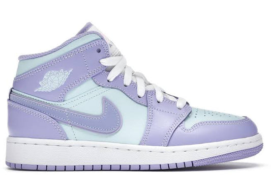 Jordan 1 Mid Roxo Aqua 