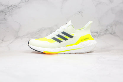 Adidas Ultraboost 21 Amarelo Solar Branco 