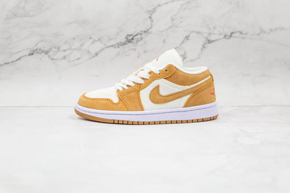 Jordan 1 Low SE Twine Laranja Quartzo Veludo Cotelê 