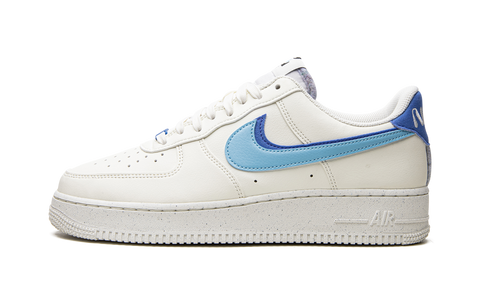 Nike Air Force 1 Double Swoosh Branco Médio Azul