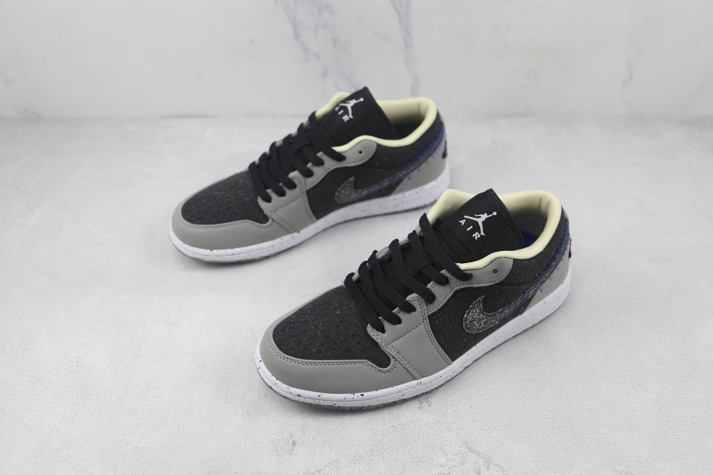 Jordan 1 Low SE Crater Preto Cinza 