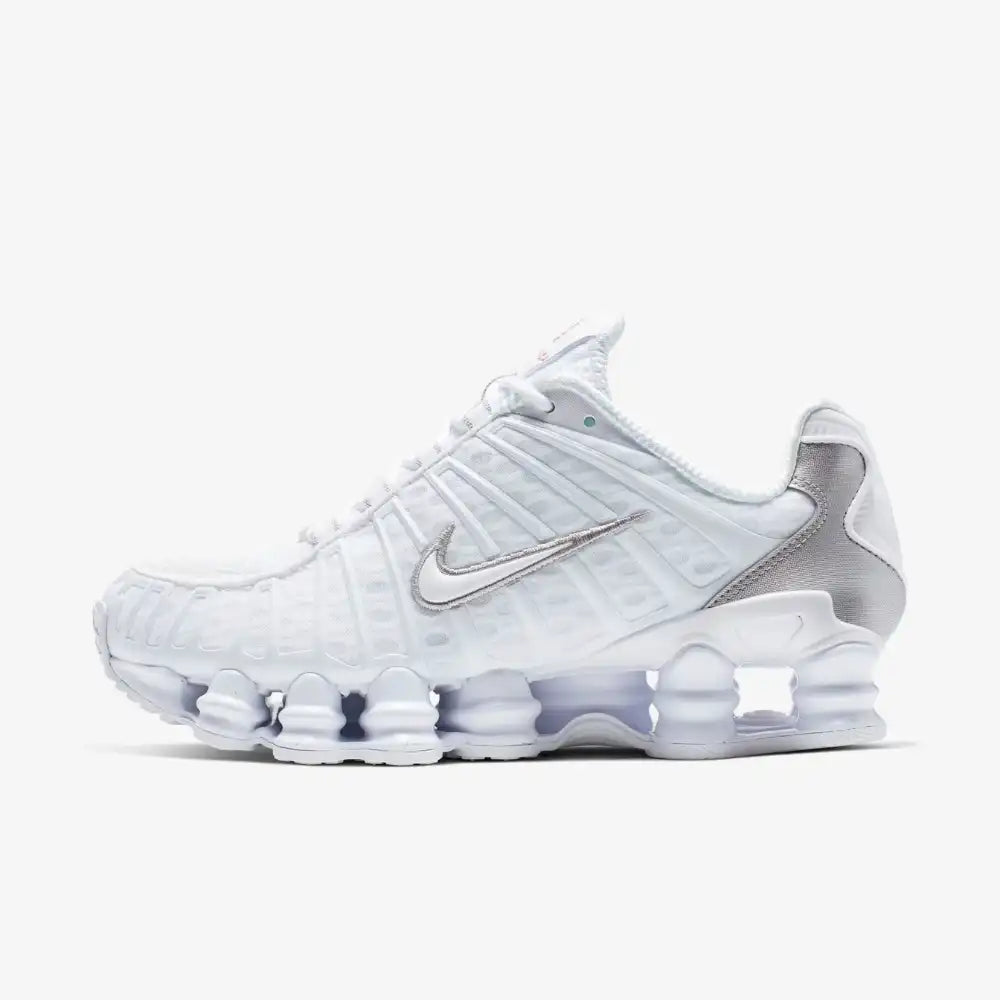 Nike Shox TL Branco Prata Metálico
