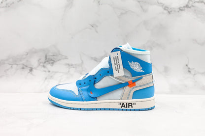 Jordan 1 Retro High Off-White Azul Universitário 