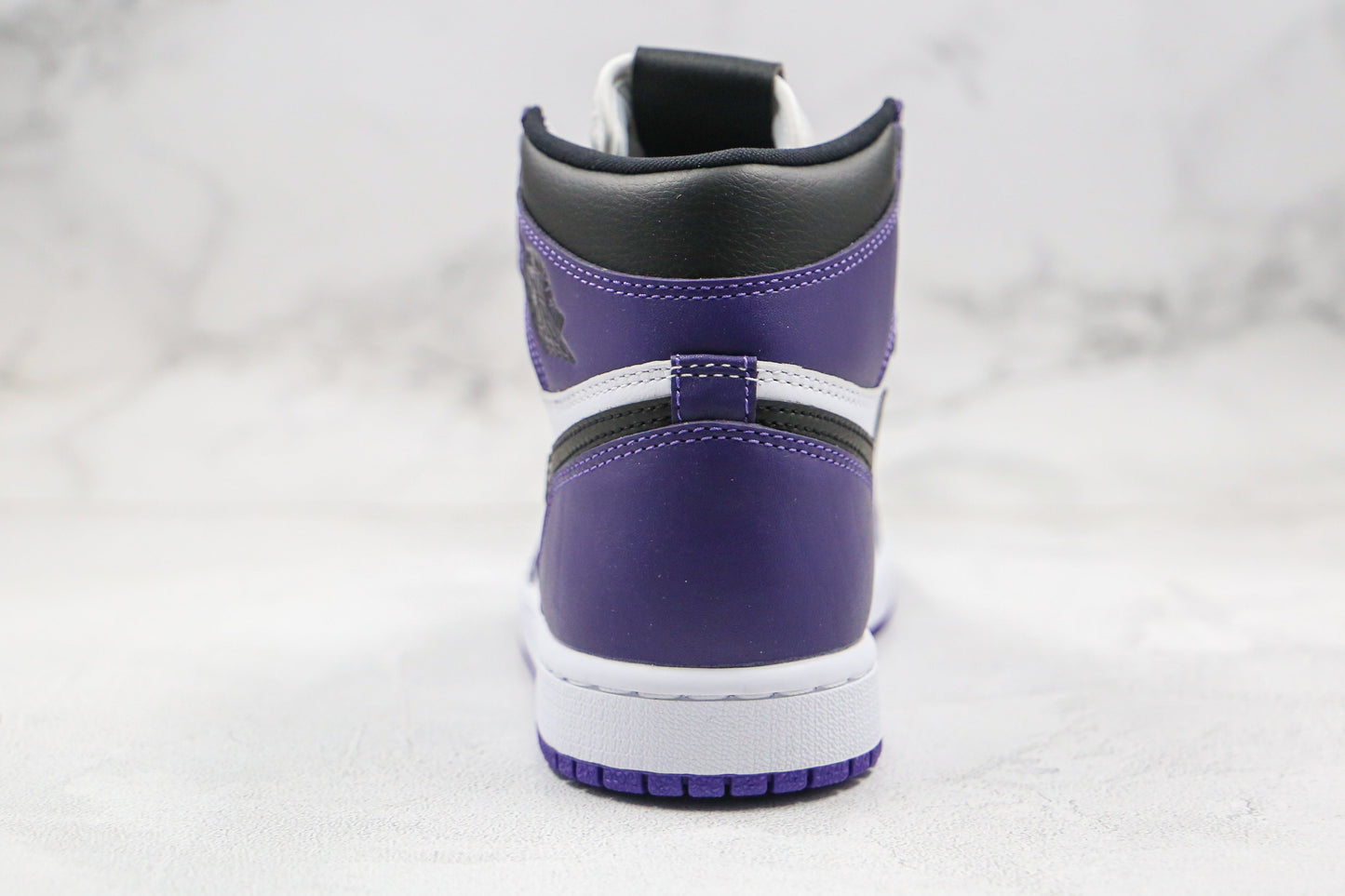 Jordan 1 Retro High Court Roxo Branco 