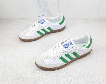 Tênis Adidas Samba OG Branco Verde 