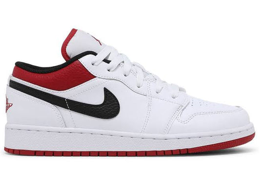 Jordan 1 Low Branco Vermelho Academia 