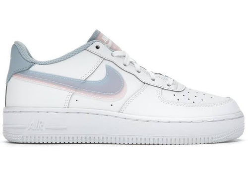Nike Air Force 1 Double Swoosh Azul Metálico Claro