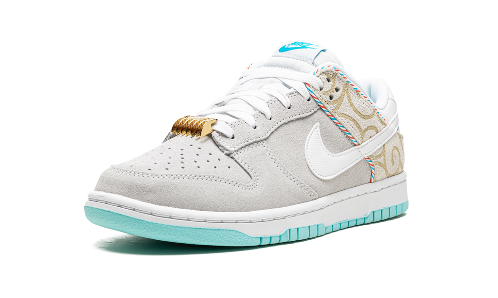 Nike Dunk Low Barber Shop Cinza