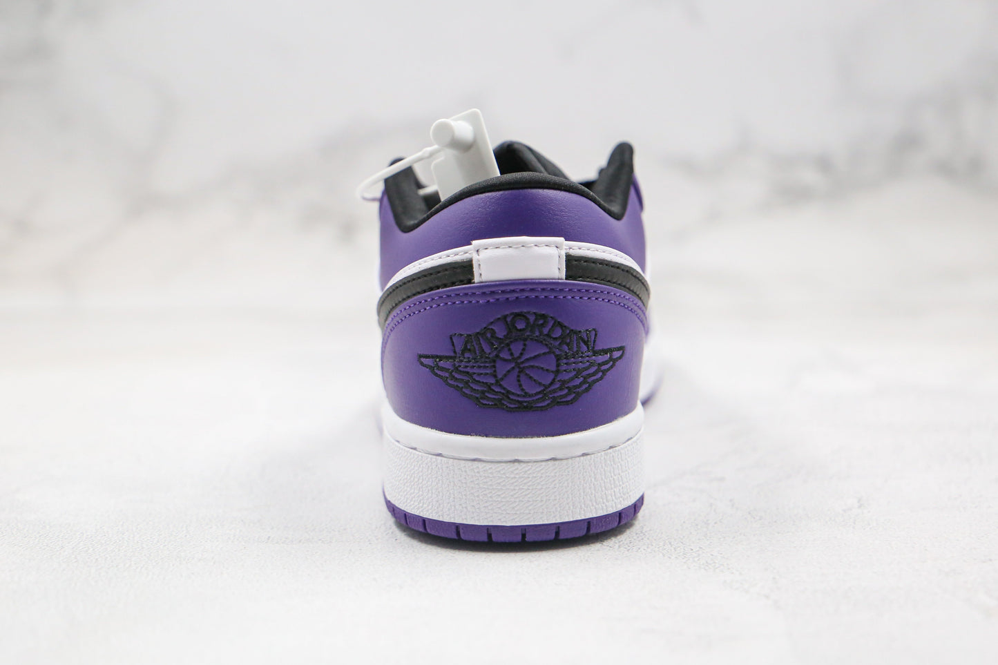 Jordan 1 Low Court Roxo Branco 