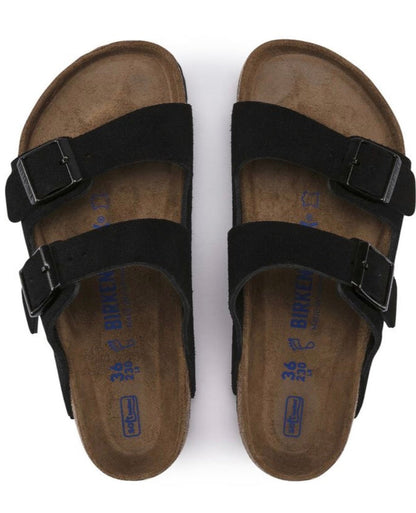 Birkenstock Arizona Soft Footbed Camurça Preta