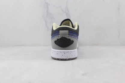 Jordan 1 Low SE Crater Preto Cinza 