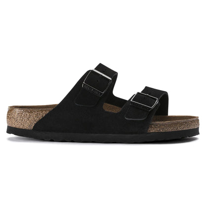 Birkenstock Arizona Soft Footbed Camurça Preta