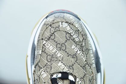 Gucci X Balenciaga The Hacker Project Triple S Bege 