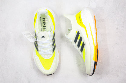 Adidas Ultraboost 21 Amarelo Solar Branco 
