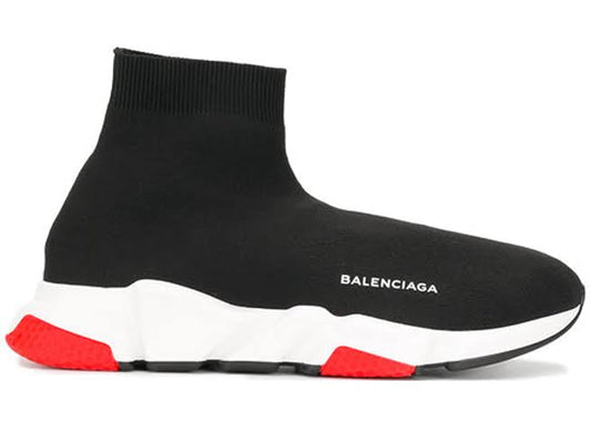 Tênis Balenciaga Speed ​​Trainer Preto e Vermelho 