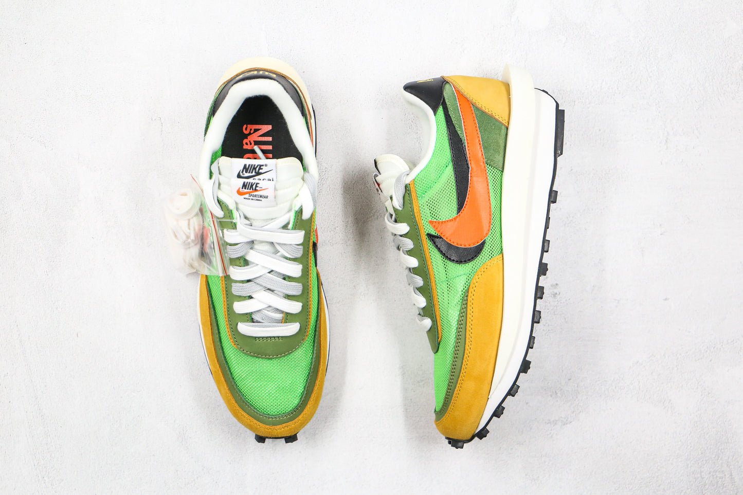 Nike Waffle Sacai Verde Multicolorido 