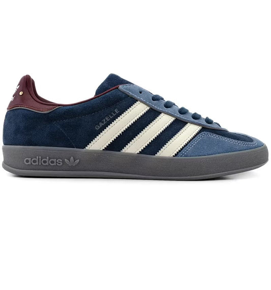 Adidas Gazelle Indoor Crew Azul Marinho Bordô 
