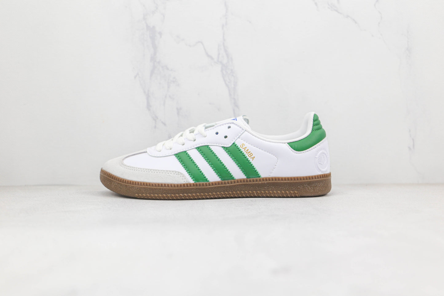 Tênis Adidas Samba OG Branco Verde 
