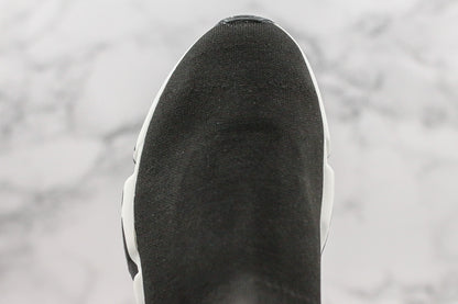 Tênis Balenciaga Speed ​​Graffiti Preto e Branco 