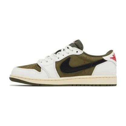 Jordan 1 Retro Low OG SP Travis Scott Médio Oliva