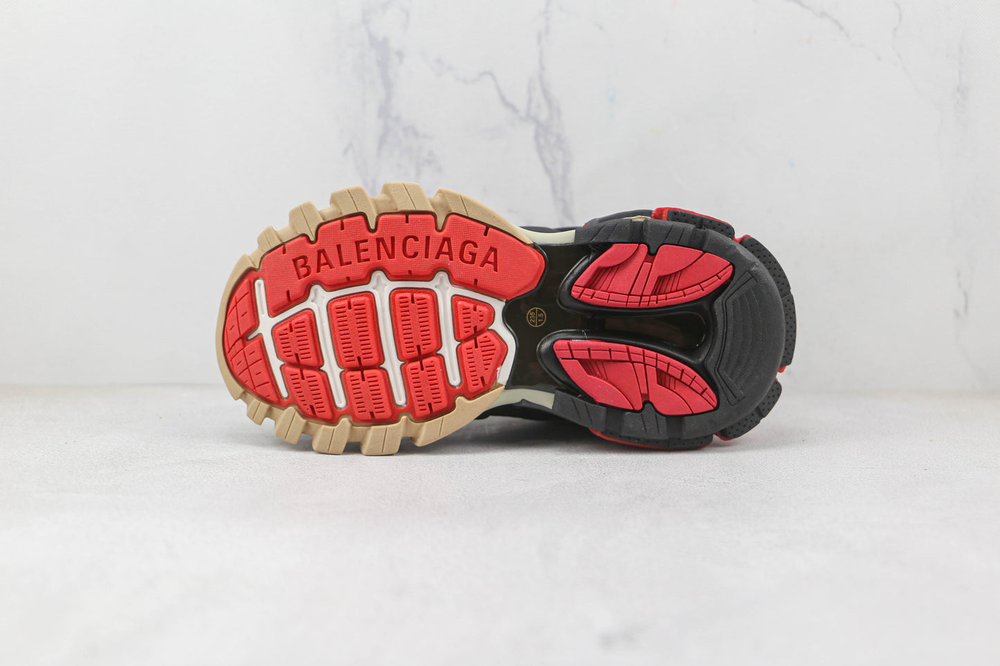 Balenciaga Track Preto Cinza Vermelho 