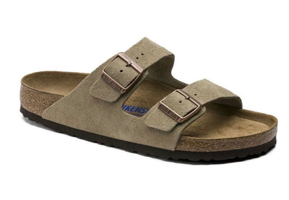 Birkenstock Arizona com palmilha macia em camurça