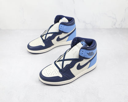 Jordan 1 Retro High Obsidian UNC 