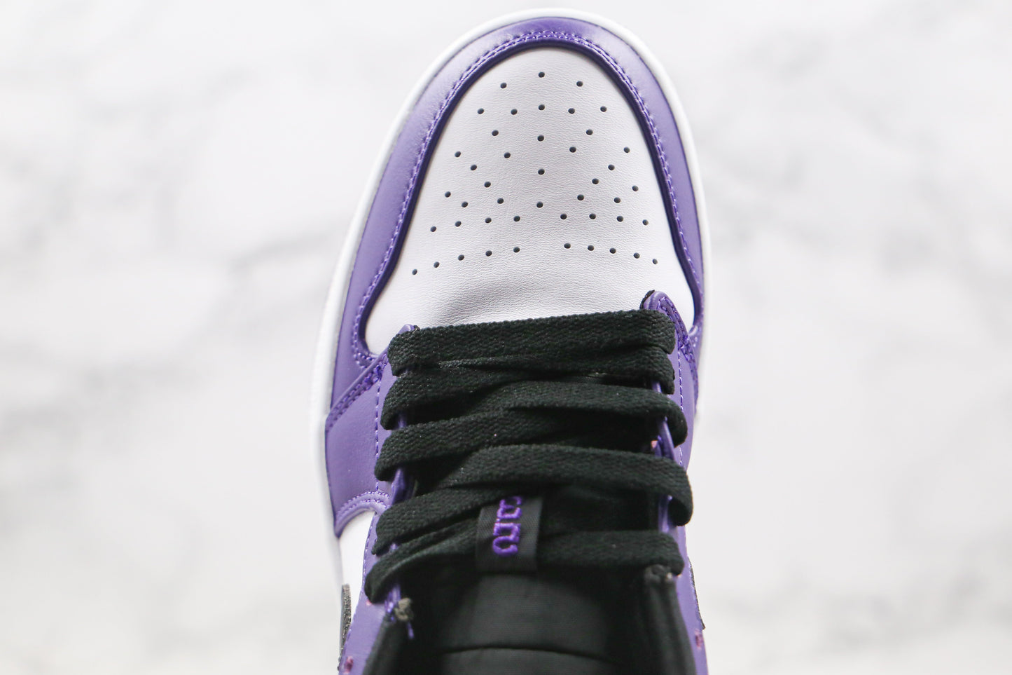 Jordan 1 Low Court Roxo Branco 