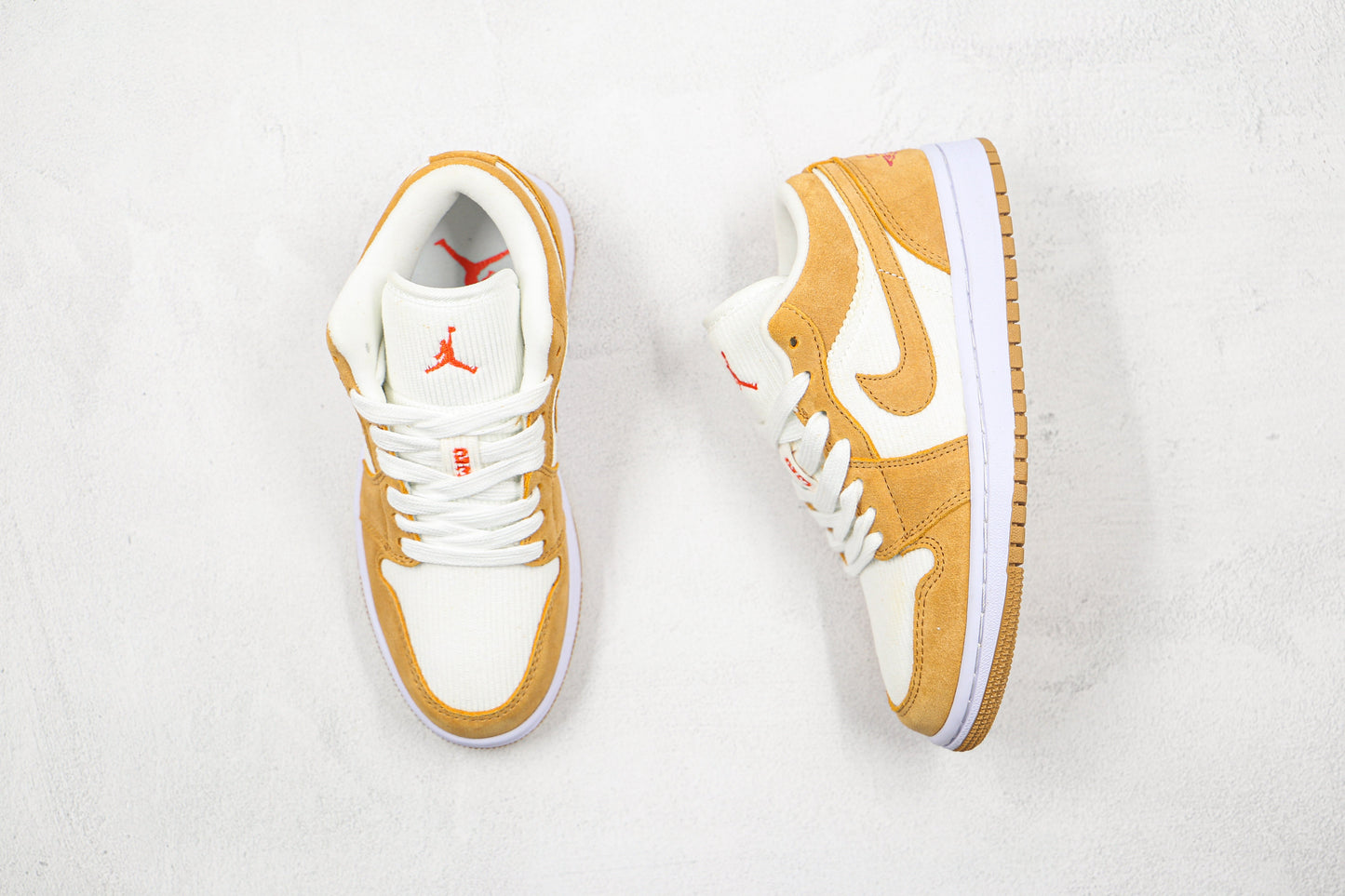 Jordan 1 Low SE Twine Laranja Quartzo Veludo Cotelê 