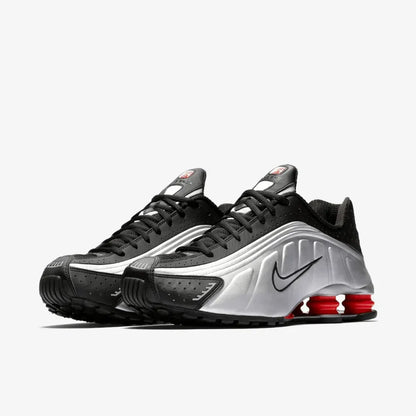 Nike Shox R4 Preto Prata Metálico