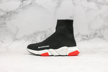 Tênis Balenciaga Speed ​​Trainer Preto e Vermelho 
