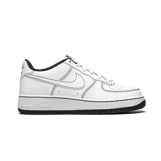 Nike Air Force 1 Low com costura contrastante branca e preta