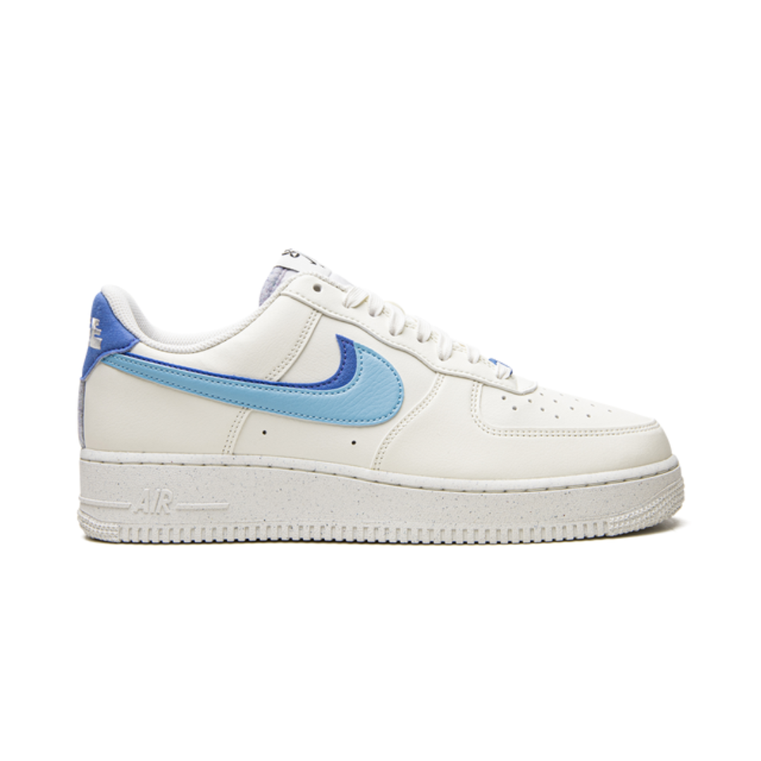 Nike Air Force 1 Double Swoosh Branco Médio Azul