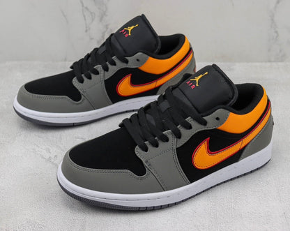 Jordan 1 Low Grafite Laranja Vibrante 
