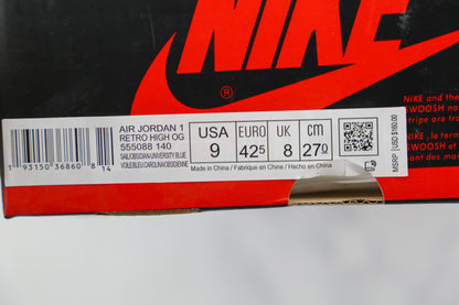 Jordan 1 Retro High Obsidian UNC 