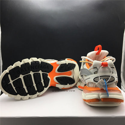 Balenciaga Track Branco Laranja 