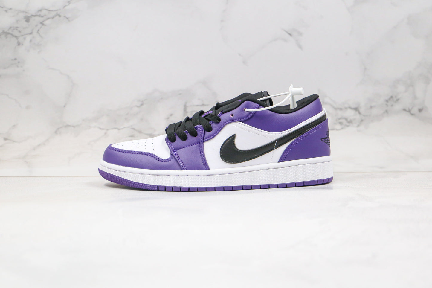 Jordan 1 Low Court Roxo Branco 