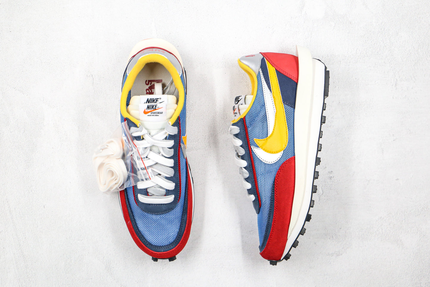 Nike Waffle Sacai Azul Multicolorido 