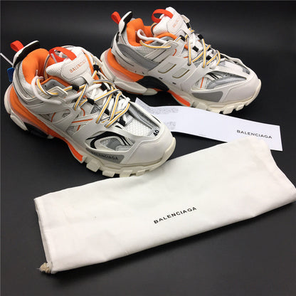 Balenciaga Track Branco Laranja 